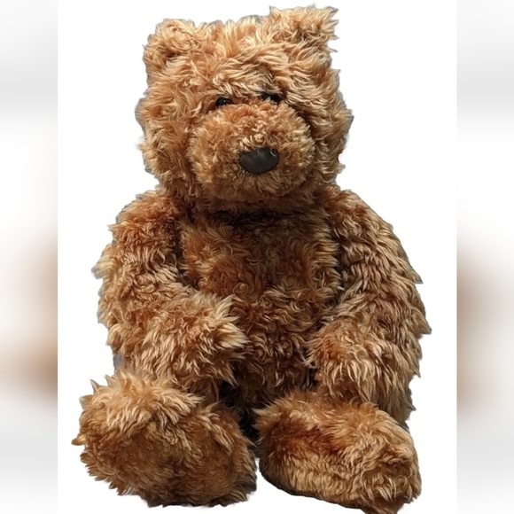 Gund Toys Vintage Gund Winnedo Fluffy Brown Bear Stuffed Animal